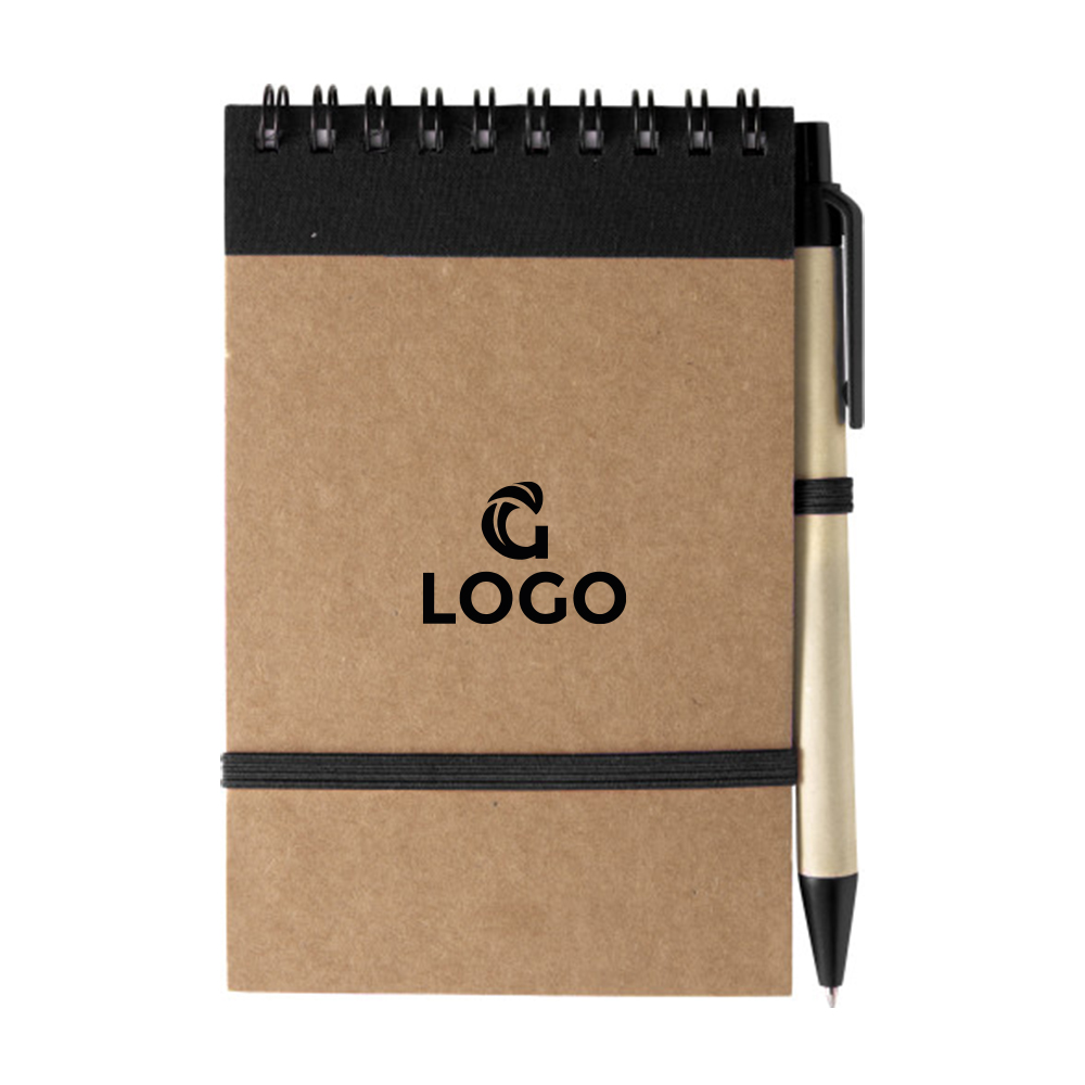 Notepad and ballpoint pen | Eco gift